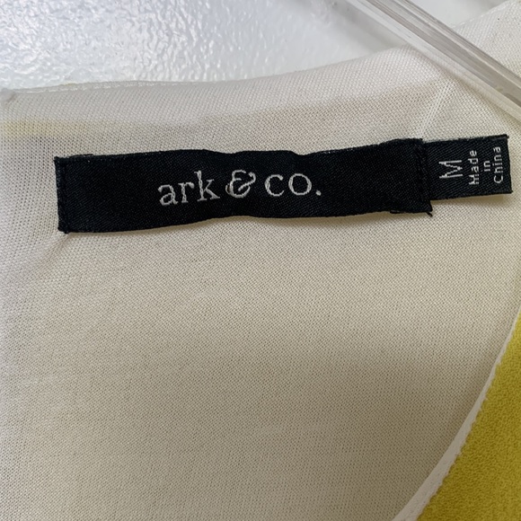 ARK & CO 1970's Style Colorblock Sleeveless Sheath Dress Size Medium - Picture 7 of 15